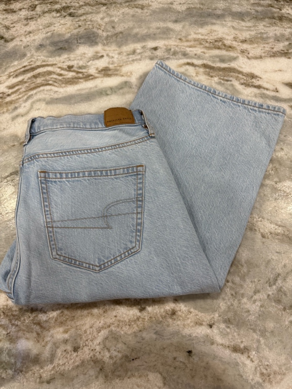 American Eagle Outfitters Light Blue Straight 90’s  wide Leg Jeans